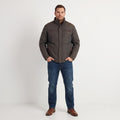 Westbury C&amp;A Giacca lunga da uomo S 38 Sympatex con cerniera intera color kaki vintage imbottito