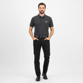 Hugo Boss Men 38 Trousers Charcoal Viscose Wool Blernd Vintage Alabama Pants