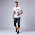 The Beckhams For Sport Relief Mens L (M) T-Shirt White Cotton Crew Neck Top
