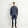 Polo By Ralph Lauren Men M Sweatshirt Navy Cotton Vintage Plain Classic Top