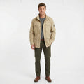 Atlas For Men M Jacket Beige Outdoor Comfort Zip Up Lightweight Multi Pocket Top