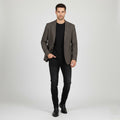 Pal Zileri Men 48 38 Blazer Brown Wool Vintage Single Breasted Made in Italy Jacket