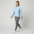 Helly Hansen Women L Jacket Blue Lightweight Zip Up Windbreaker Cropped Top