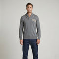 G-Star Raw Mens XL (L) Jumper Grey Cotton Sterling Shawl Coll Knit Sweater