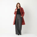 Cotton Traders Women 16 XL Coat Red Check Fleece Classic Buttoned Retro Top