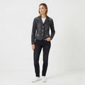 Marc Aurel Women 36 S Denim Jacket Gray Cotton Jeans Single Breasted Blazer