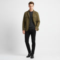 Hugo Boss Men 54 44 Jacket Green Cotton Closen-W Military Classic Blazer