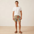 Polo Ralph Lauren Men 36 52 L Shorts Green Hawaii Parrot Mesh Lined Summer