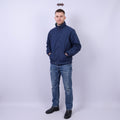 Action By Finlayson Men M Jacket Golf Navy Scotchgar Protector Windproof Top