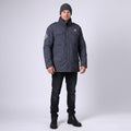 New Zealand Auckland Mens XXL Jacket Navy Padded Removable Lining Hidden Hood Top