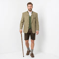 Walbusch Men 25 40 Blazer Green Linen Blend Tyrol Trachten Single Breasted Jacket