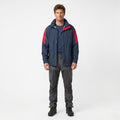 Bailo Men 50 L Jacket Navy Amaranth Nylon Waterproof Hooded Outdoor Top