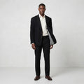 More Than Fashion San Siro Men 48 Blazer Vintage Charcoal Wool Cashmere Italy Jacket