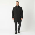 Bugatti Men 27 XL Coat Black Lightweight Full Zipper Casual Overall Technical Top