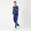 Adidas Real Vintage 70s Beckenbauer Men 52 L Track Jacket Navy Tracksuit Finland Top