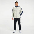 Nike Men L Jacket Crem Navy Vintage Sportswear Full Zipper 90s Activewear Top