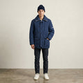 Mammut Men 46 M Jacket Vintage Navy Blue Parka Nylon Weathercoat Unisex