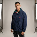 CBC Sport Men L Jacket Navy Hood American Classics Nylon Waterprooof Vintage Top