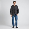 Emporio Armani Men 54 44 Blazer Charcoal Vintage Single Breasted Made in Italy Jacket