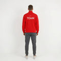 Nike Men XL 188 Sweatshirt Red Cotton Full Zipper Team Logo Active Sportswear