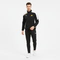 Puma Men L Jacket Black White Activewear Full Zipper Sport Lifestyle Mesh Lined Top