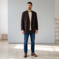 Fordan Men 44 Jacket Black Soft Vintage West Germany Double Breasted Tyrol Blazer