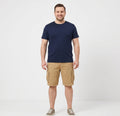 Timberland Men 36 Short Beige Linen Summer Pockets Retro Style Cargo Top