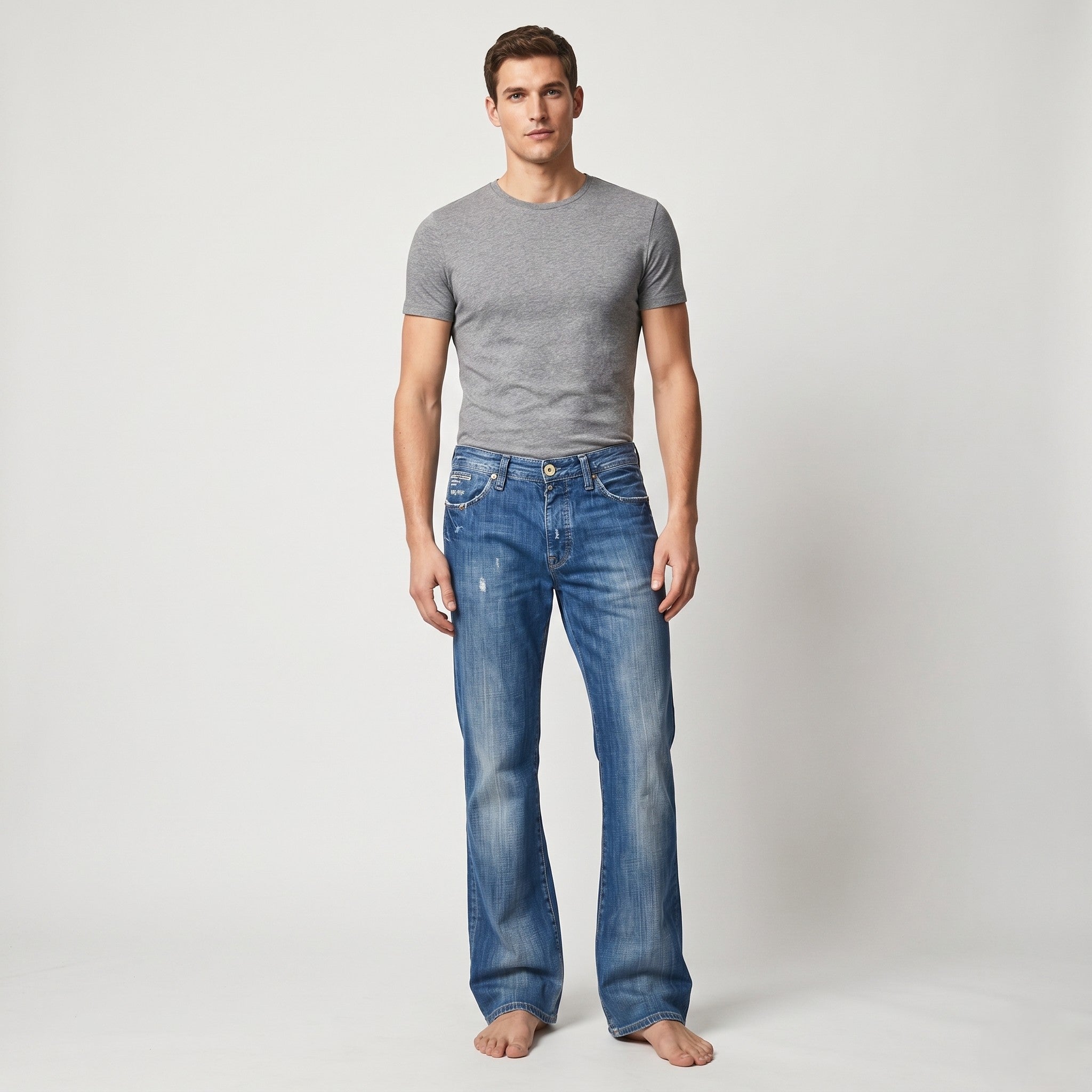 G-Star Raw Men 32 Jeans Trousers Blue Denim Cotton Locker Regular  Pants