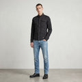 G-Star Men L (M) Jacket Black Cotton Full Zipper Vintage Regulation Raw Denim Top