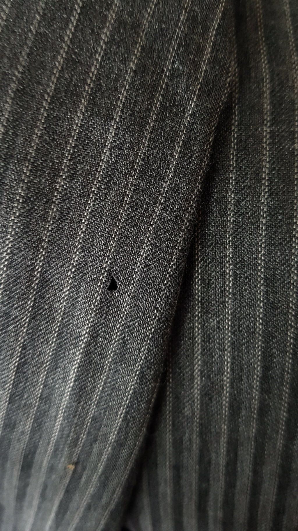 Jaeger Uomo 40R S Blazer Grigio a righe Myfair 100% lana giacca monopetto