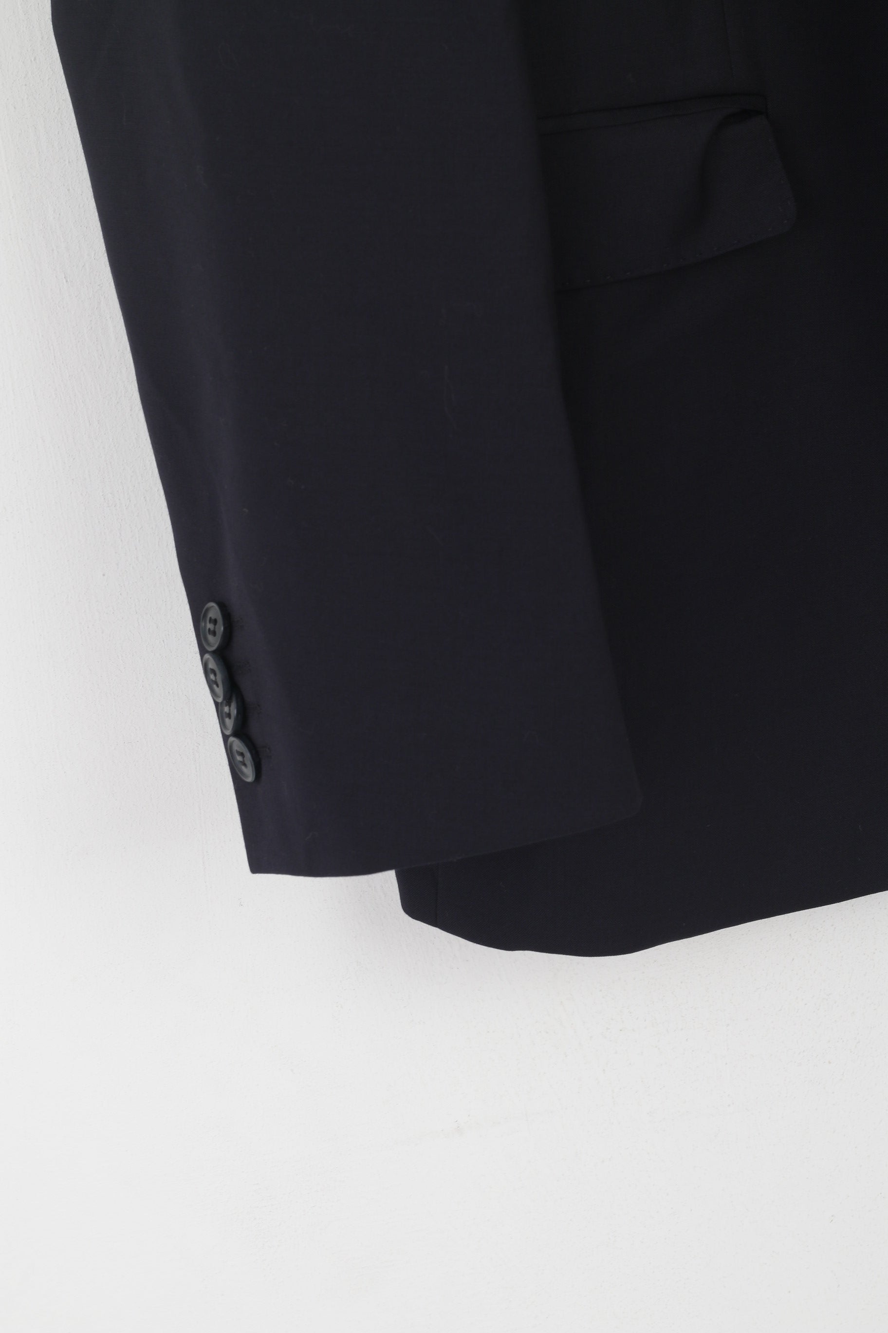 Roy Robson Hommes 27 42 Blazer Marine 100% Laine Reda Super 110 Veste Simple Boutonnage