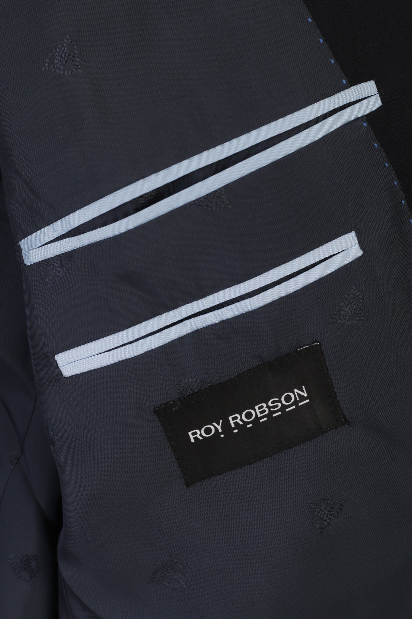 Roy Robson Men 27 42 Blazer Navy 100% Wool Reda Super 110 Single Breasted Jacket