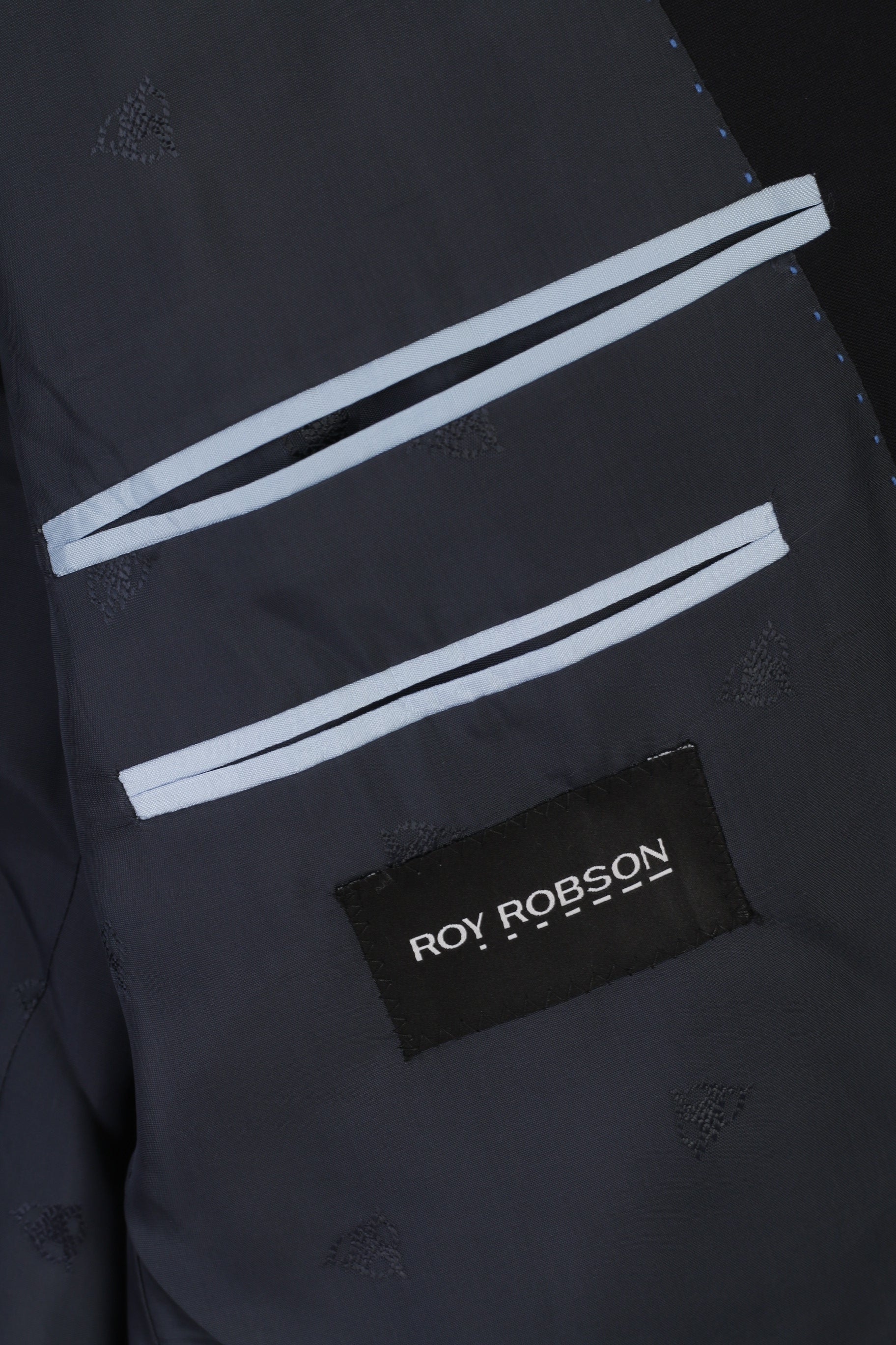 Roy Robson Hommes 27 42 Blazer Marine 100% Laine Reda Super 110 Veste Simple Boutonnage