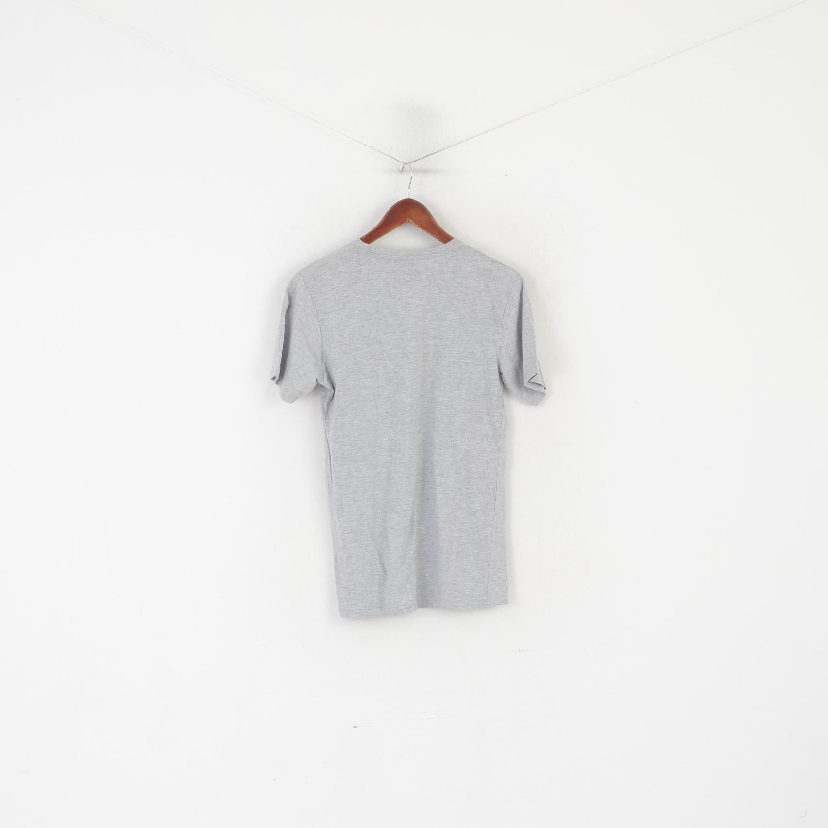 Cedarwood State Hommes XS Chemise Gris Coton Muhammad Ali Célébrité Icônes Haut