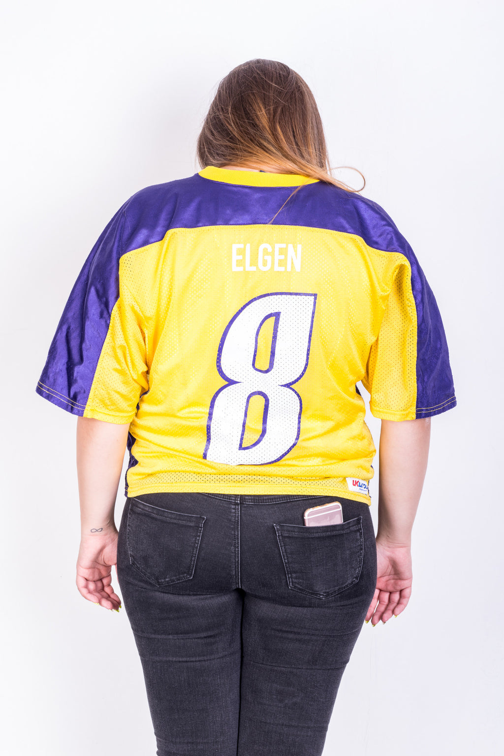 Warrior Womens L Sport Shirt Elgen 8 Hia Lax Yellow Short Sleeve - RetrospectClothes