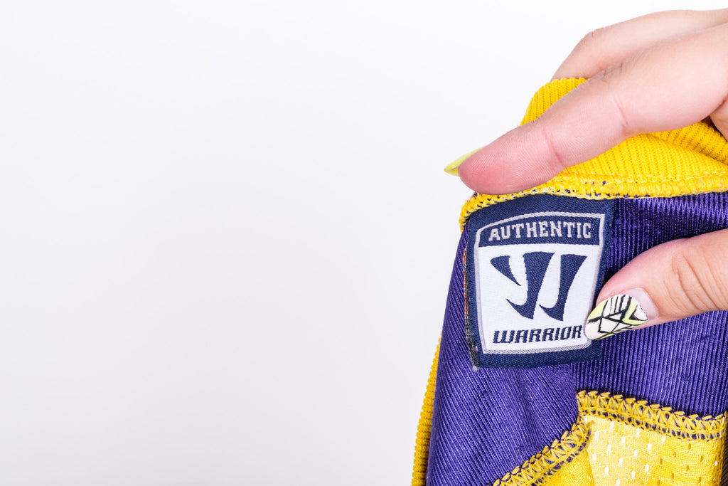 Warrior Womens L Sport Shirt Elgen 8 Hia Lax Yellow Short Sleeve - RetrospectClothes