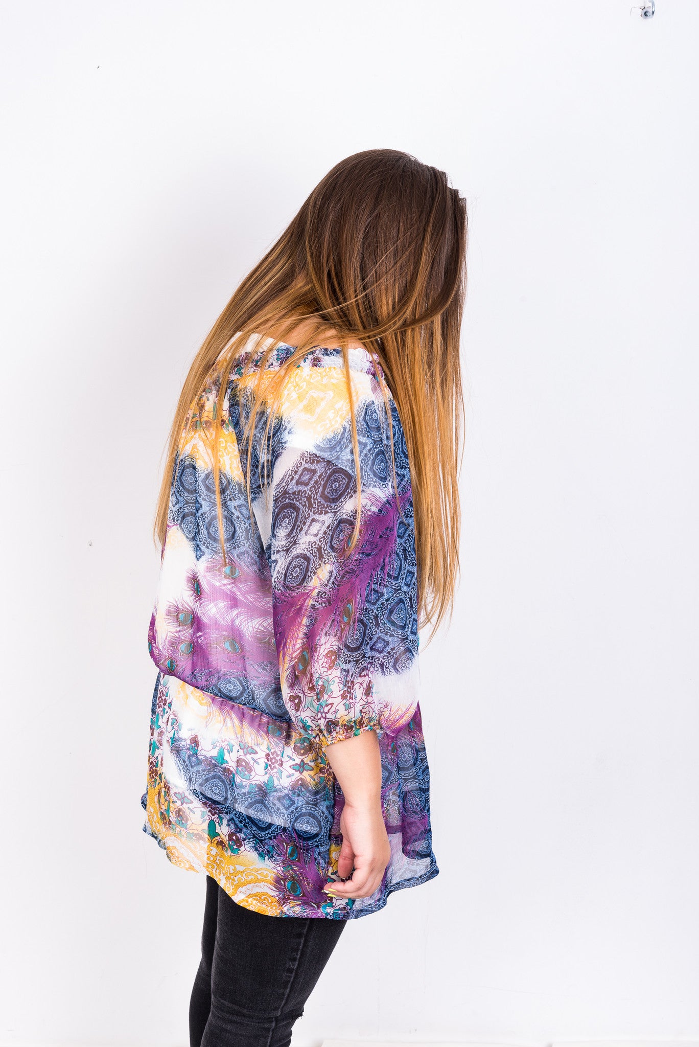 Ceuse Womens 4XL Blouse Shirt Tunic Multi Colour Short Sleeve Summer XXXL - RetrospectClothes