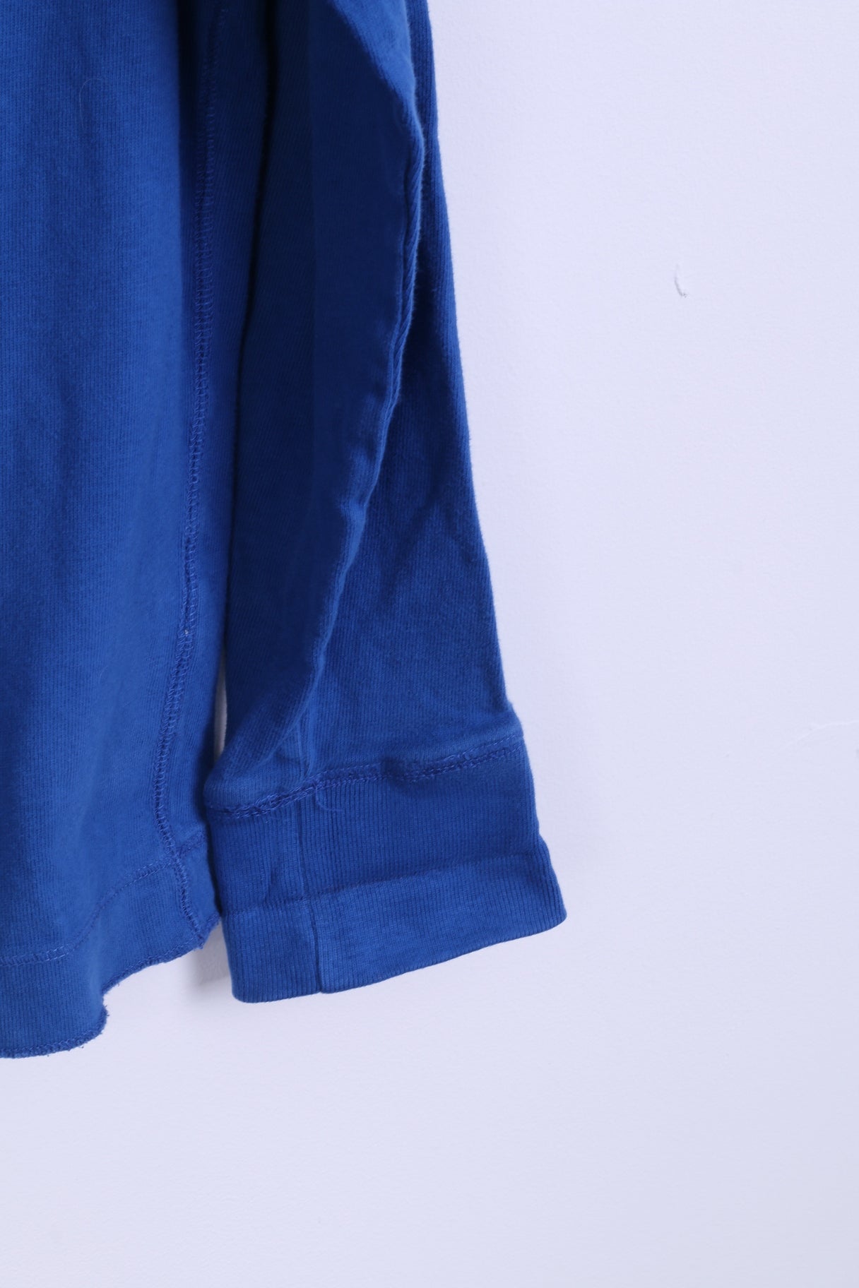 Superdry Mens S Shirt Blue Cotton Fitted Detailed Buttons Japan