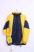 Marcel Clair Mens S Jacket Track Top Nylon Waterproof Sport Blue Tracksuit - RetrospectClothes