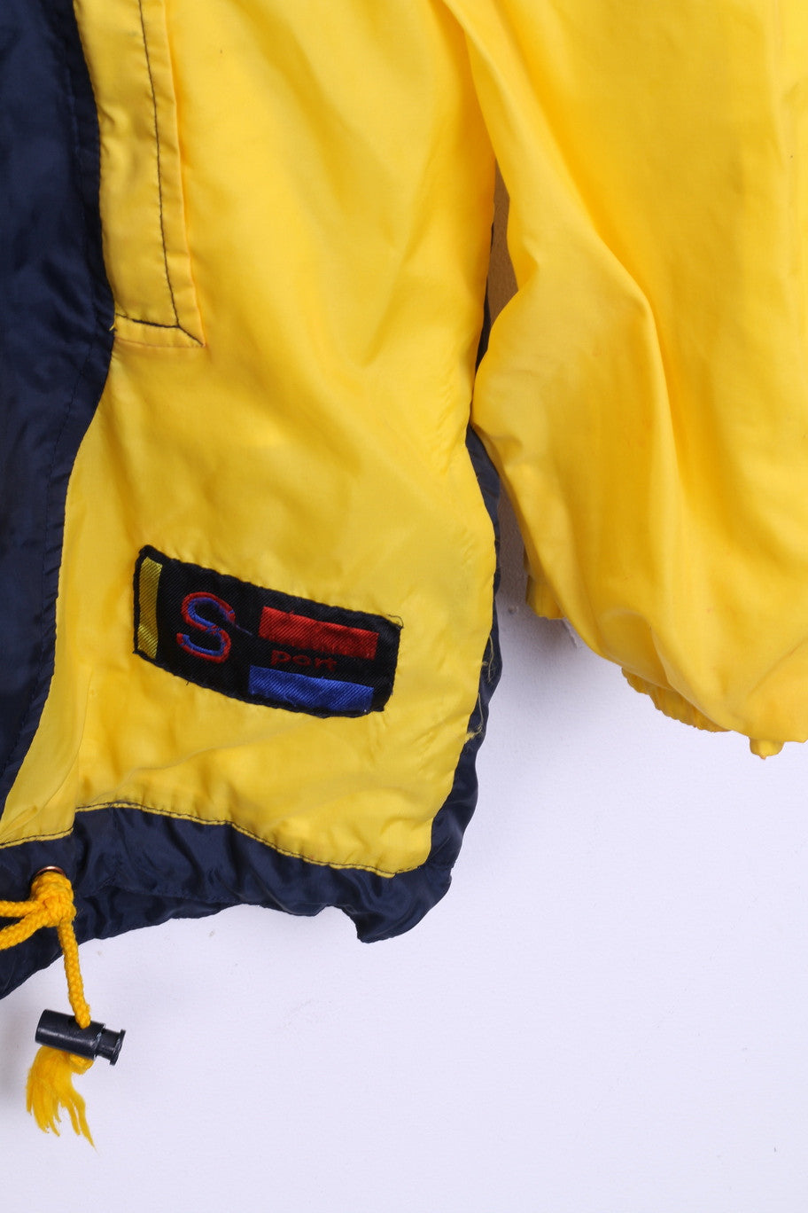 Marcel Clair Mens S Jacket Track Top Nylon Waterproof Sport Blue Tracksuit - RetrospectClothes