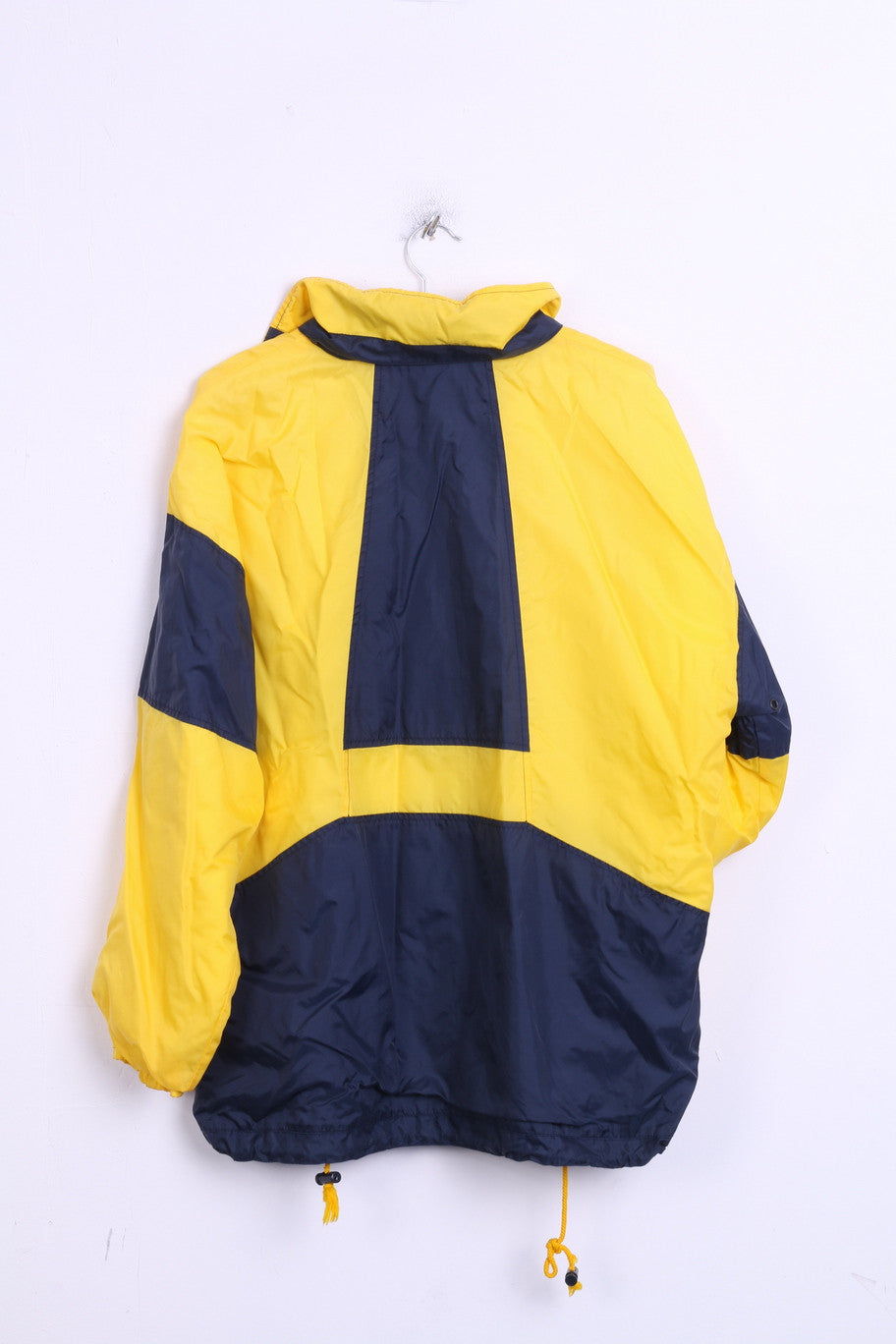 Marcel Clair Mens S Jacket Track Top Nylon Waterproof Sport Blue Tracksuit - RetrospectClothes