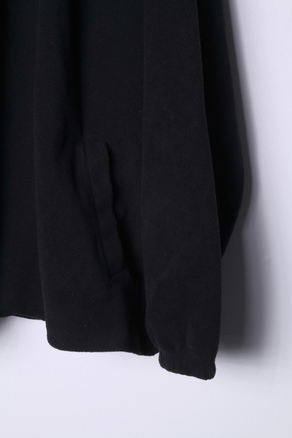 New Capsule Mens 3XL Feece Top Black Sweatshirt Zip Neck