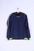 Hummel Giacca sportiva da uomo/ragazzo S/YL 176 Navy Sport Training Top