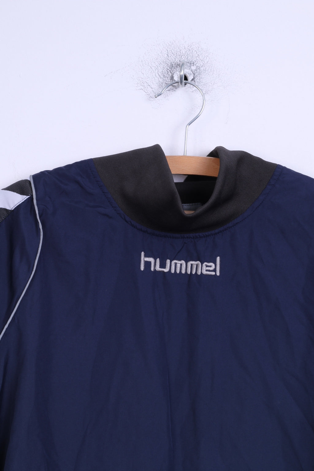 Hummel Hommes/Garçons S/YL 176 Veste de survêtement Bleu Marine Haut d'entraînement de sport