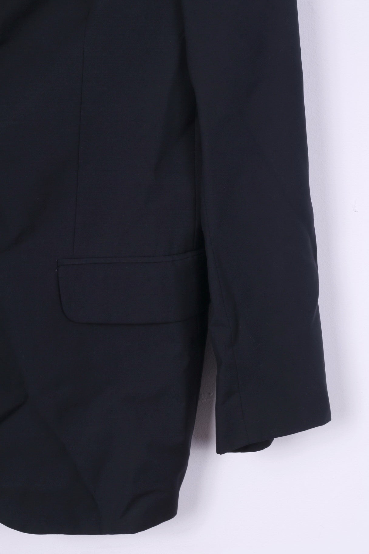 Vivaldi Homme 52 M Blazer Marine Simple Boutonnage Super 110's Italie Épaulettes vintage