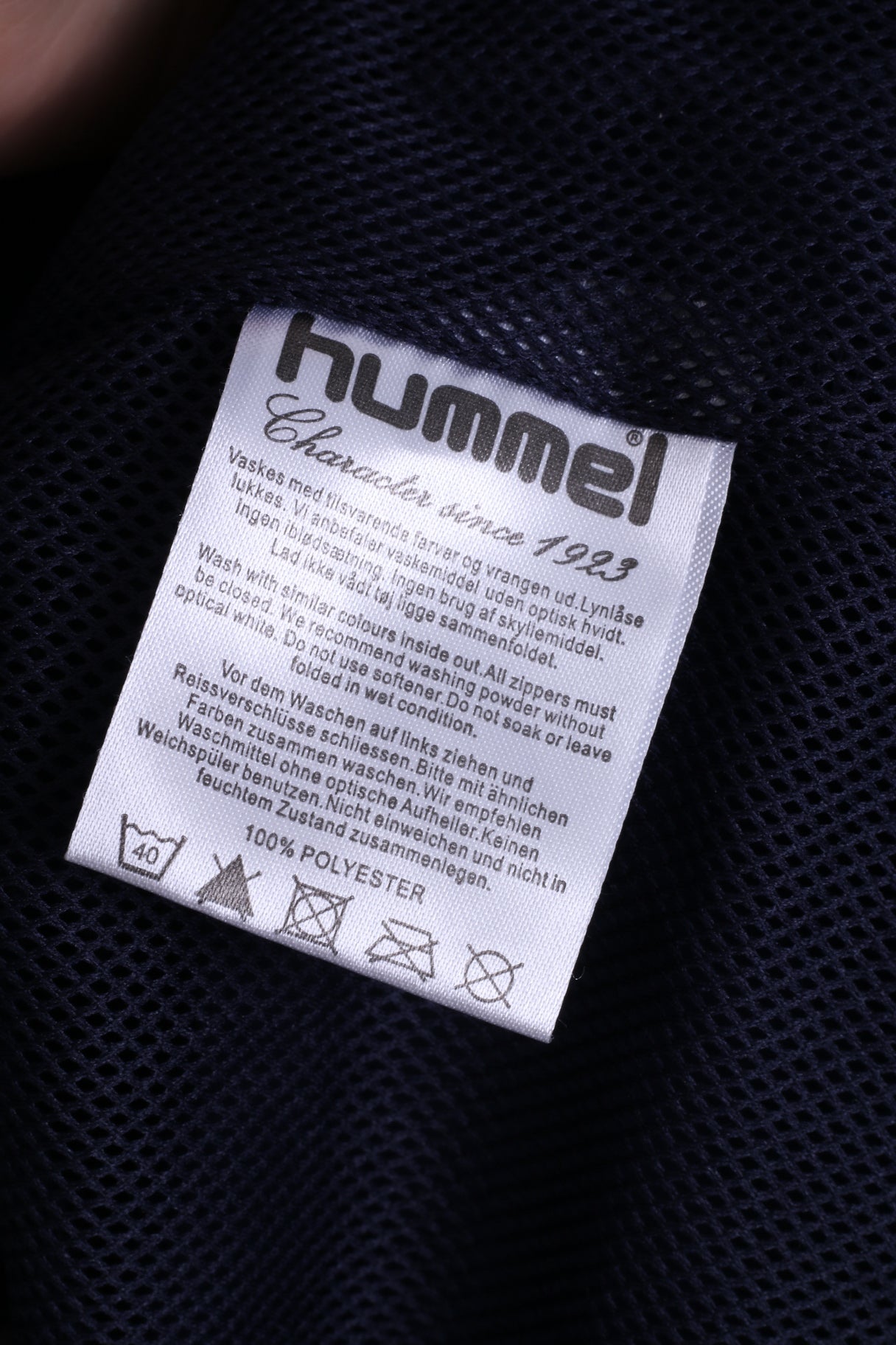 Hummel Hommes/Garçons S/YL 176 Veste de survêtement Bleu Marine Haut d'entraînement de sport