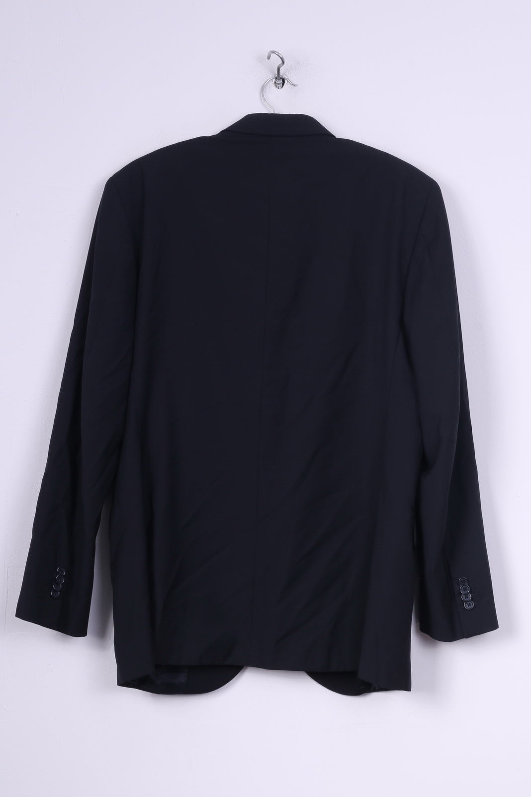 Vivaldi Uomo 52 M Blazer Navy monopetto Super 110's Italia Spalline Vintage