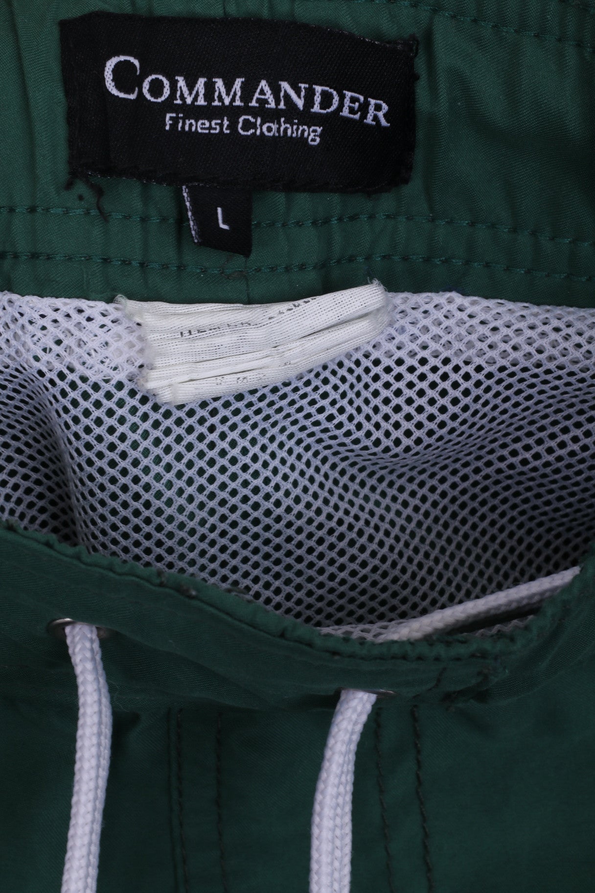 COMMANDER Mens L Shorts Pants Green Summer