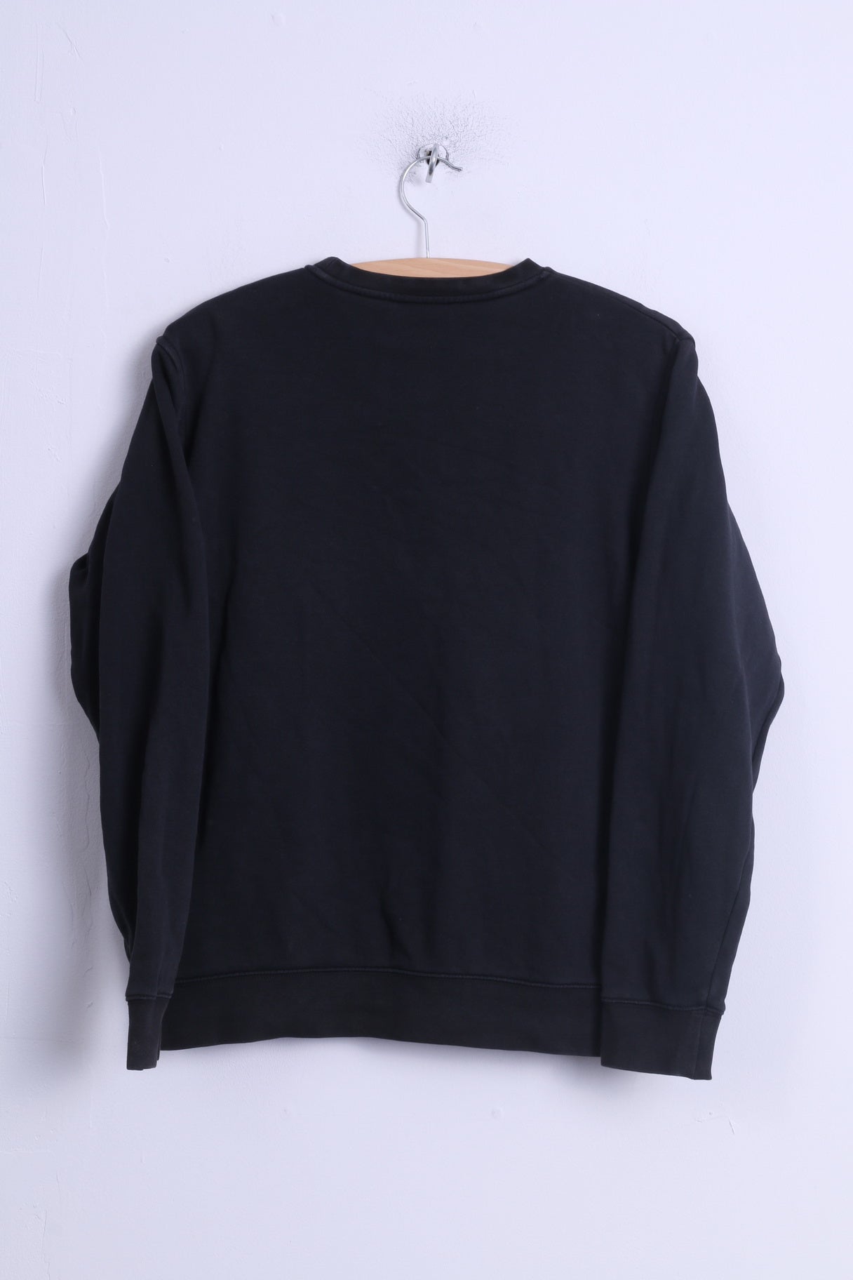 Reebok Boys 16 age Sweatshirt Black Cotton Crew Neck Grapgic Logo Top