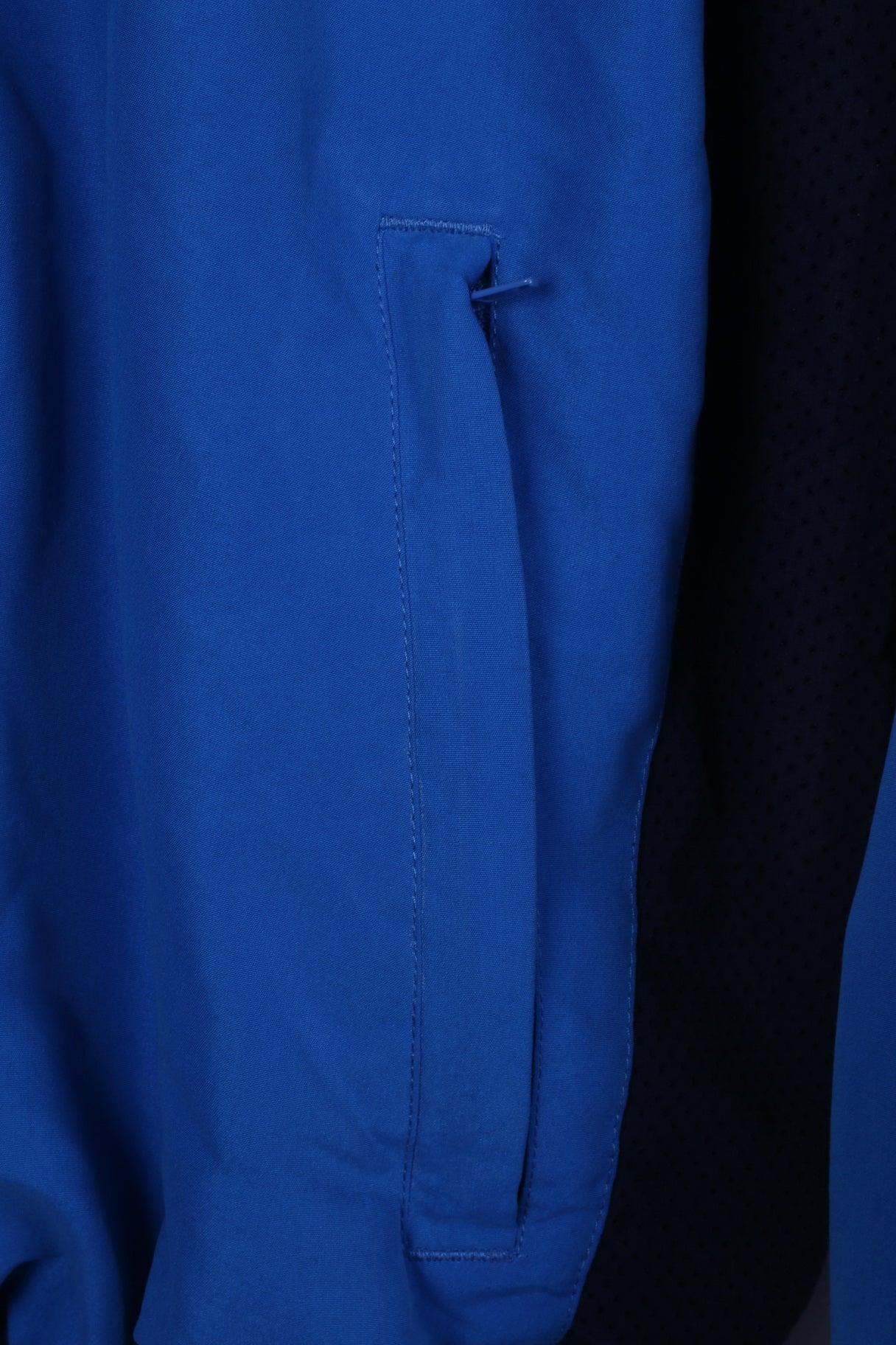 Giacca XL da uomo RANGERS Football Club Blu Top ufficiale per abbigliamento sportivo attivo con cerniera completa